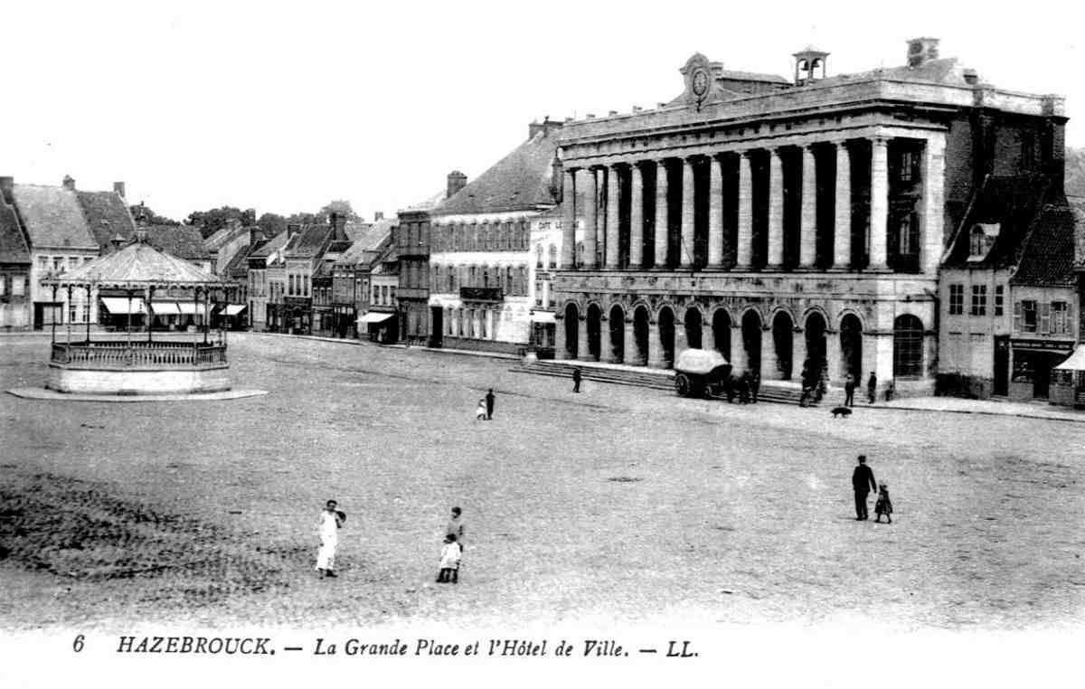 hazebrouck, la, grand, place